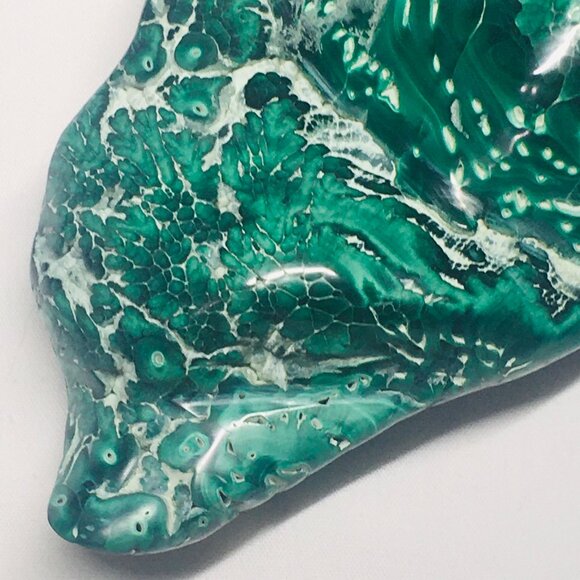 Polished Chatoyant Malachite >2 lbs - Picture 4 of 13